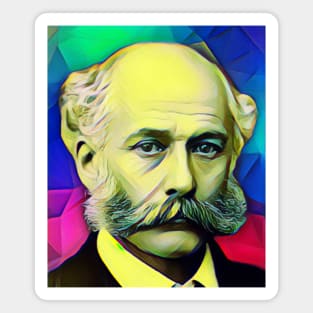 Joseph Bazalgette Colourful Portrait | Joseph Bazalgette Artwork 6 Magnet